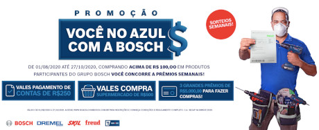 Promoção Você no Azul com a Bosch