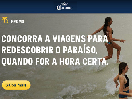 Promoção Corona Redescubra o Paraíso
