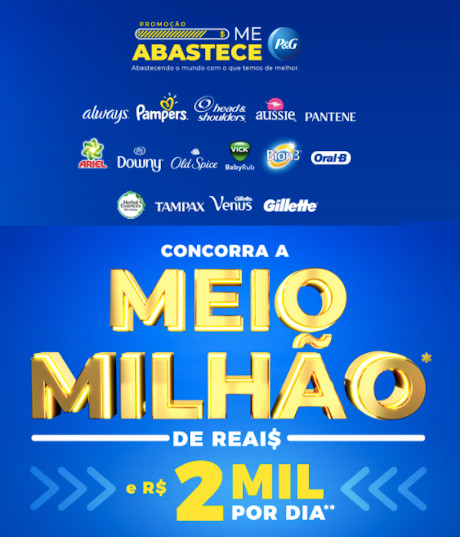 Promoção Me Abastece P&G