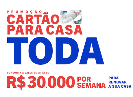 Promoção Cartão Para Casa Toda