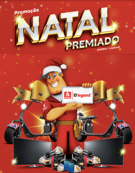 Promoção Natal Premiado Andra – Legrand