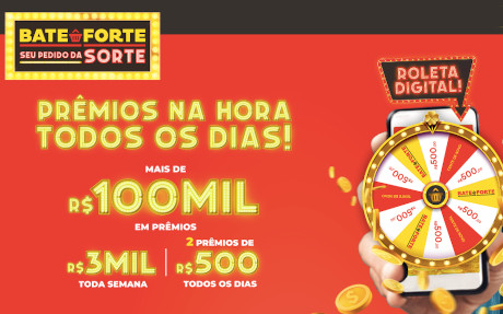 Promoção Bate Forte Pedido da Sorte