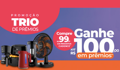 Promoção Cadence Trio de Prêmios