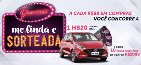 Promoção Me.Linda e Sorteada
