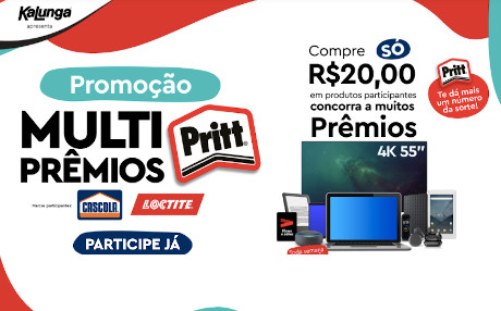Promoção Multi Prêmios Pritt