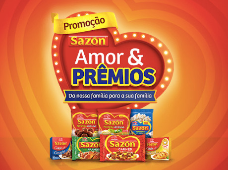 Promoção Sazón Amor e Prêmios