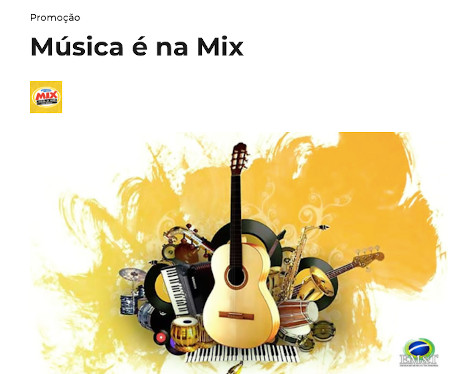 Promoção Música é na Mix