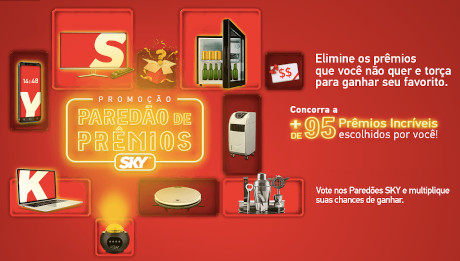 Promoção Sky Paredão de Prêmios
