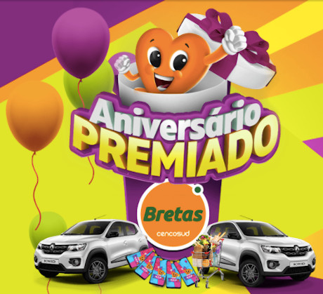 Promoção Aniversário Premiado Bretas