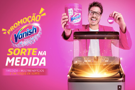 Promoção Vanish Sorte na Medida