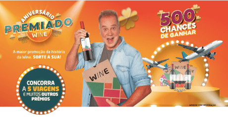 Promoção Aniversário Premiado Wine