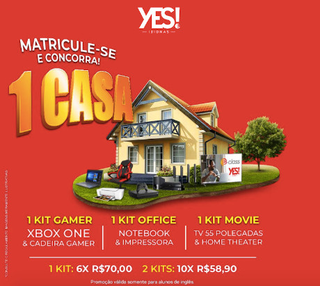 Promoção Casa dos Sonhos YES! Idiomas