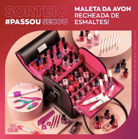 Promoção Avon Sorteio Passou Secou