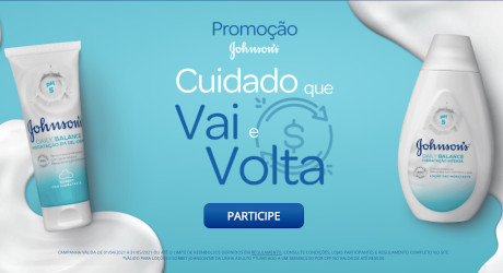 Promoção Johnson’s Cuidado Que Vai e Volta