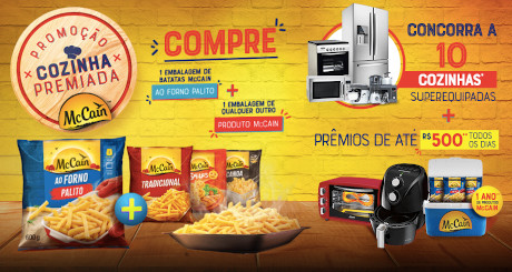 Promoção McCain Cozinha Premiada