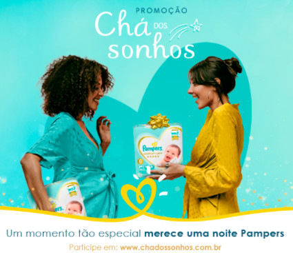 Promoção Pampers Chá dos Sonhos