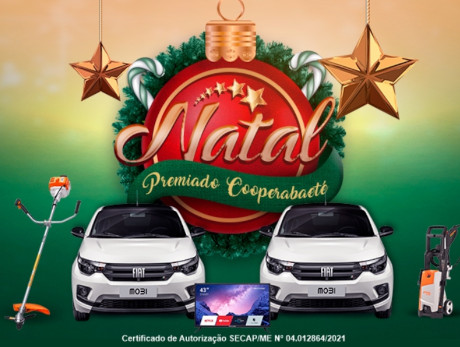 Promoção Natal Premiado Cooperabaeté