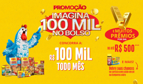 Promoção Maggi Imagina 100 Mil no Bolso