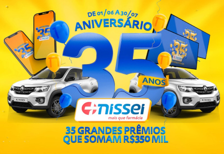 Promoção Aniversário Nissei 35 Anos 35 Grandes Prêmios