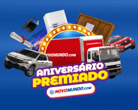 Promoção Aniversário Premiado Novo Mundo