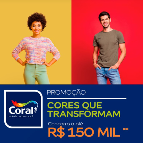 Promoção Coral Cores Que Transformam