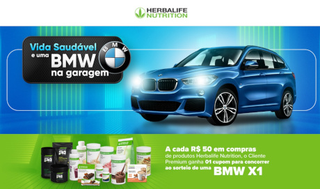 Promoção Herbalife Vida Saudável e uma BMW na Garagem