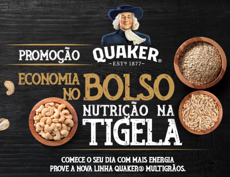 Promoção Quaker Economia no Bolso Nutrição na Tigela