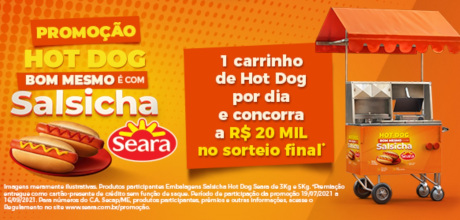 Promoção Hot dog bom mesmo é com salsicha Seara