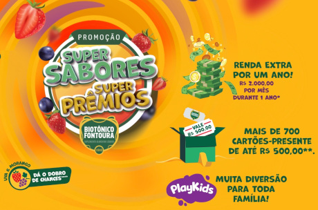 Promoção Biotônico Fontoura Super Sabores Super Prêmios