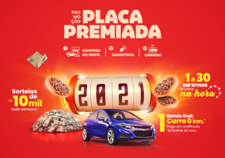 Promoção Placa Premiada Habibs
