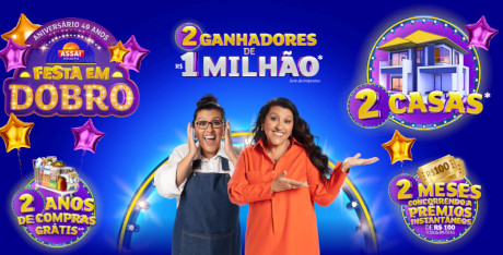 Promoção Aniversário Assaí Festa em Dobro