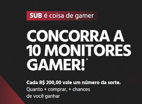 Promoção Sub É Coisa de Gamer