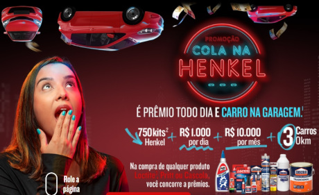 Promoção Cola na Henkel