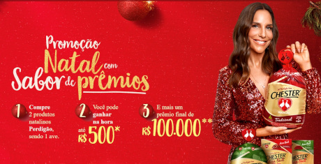 Promoção Perdigão Natal com Sabor de Prêmios
