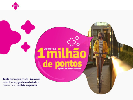 Promoção Concorra a 1 Milhão de Pontos Livelo
