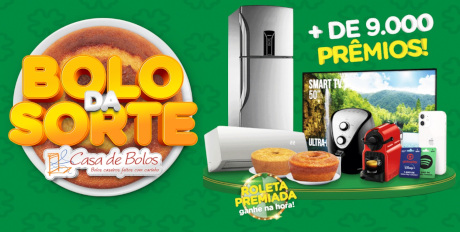 Promoção Bolo da Sorte Casa de Bolos