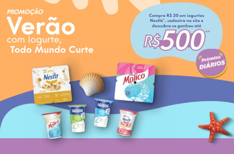 Promoção Nestlé Verão com Iogurte Todo Mundo Curte