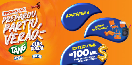 Promoção Preparou Partiu Verão Tang, Fresh, Clight e Club Social