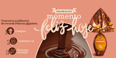 Promoção Cacau Show Páscoa Lovers Momento Feliz Hoje