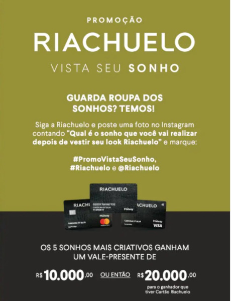 Promoção Riachuelo Vista Seu Sonho