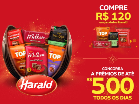 Promoção Conte com A Harald para conquistar a todos nesta Páscoa