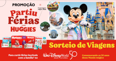 Promoção Partiu Férias com Huggies