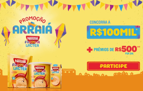 Promoção Arraiá Farinha Láctea Nestlé