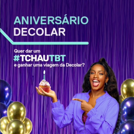 Concurso Decolar Aniversário TchauTBT