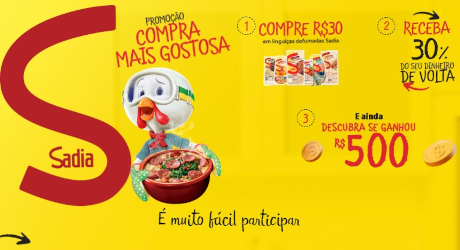 Promoção Sadia Compra Mais Gostosa