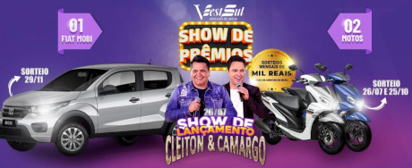 Promoção Vest Sul Show de Prêmios