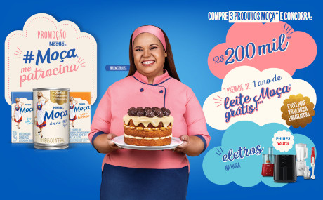 Promoção Leite Moça Me Patrocina