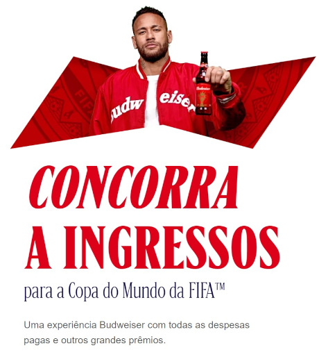 Promoção Budweiser Te Leva Pra Copa do Mundo