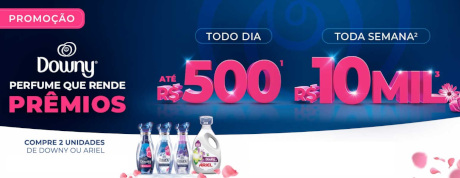 Promoção Downy Perfume Que Rende Prêmios