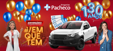 Promoção Aniversário Drogarias Pacheco